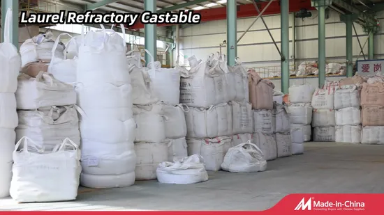 Factory High Alumina Steel Fiber Light Weight Mullite Corundum Silicon Carbide Gunning Wear Resistant Insulation Plastic Insulating Cement Refractory Castable 