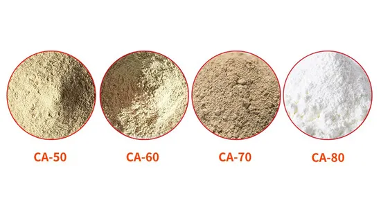 High Temperature Resistance Low Cement High Alumina Refractory Castable Mortars 