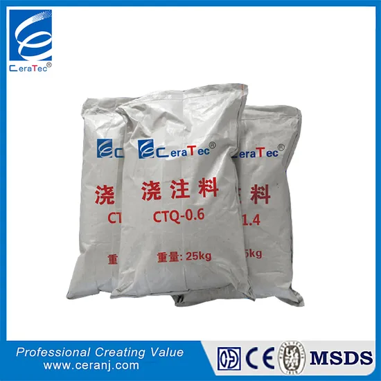 Monolithic Refractories Corundum Mullite Castables for Furnace Lining Insulation 